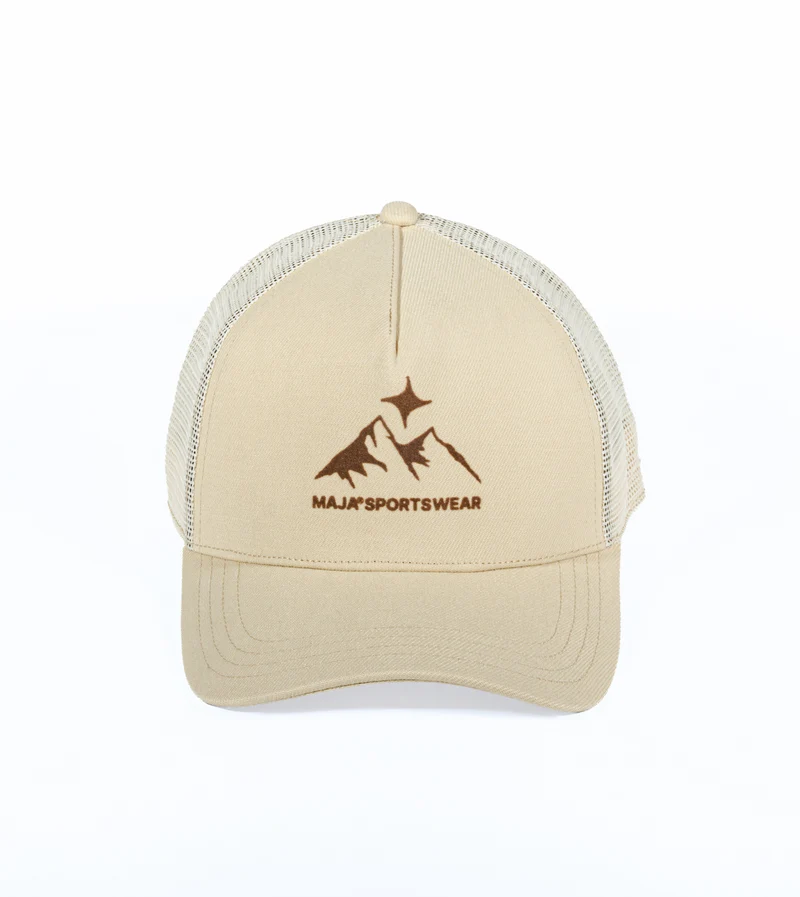 GORRA MAJA TRUCKER BEIGE